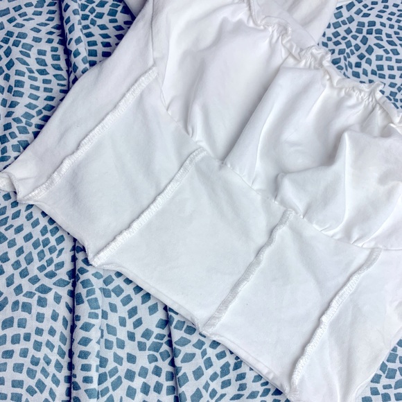 Frill trim bustier tee - Picture 4 of 12